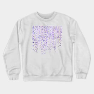 wisteria in bloom 2021 watercolor Crewneck Sweatshirt